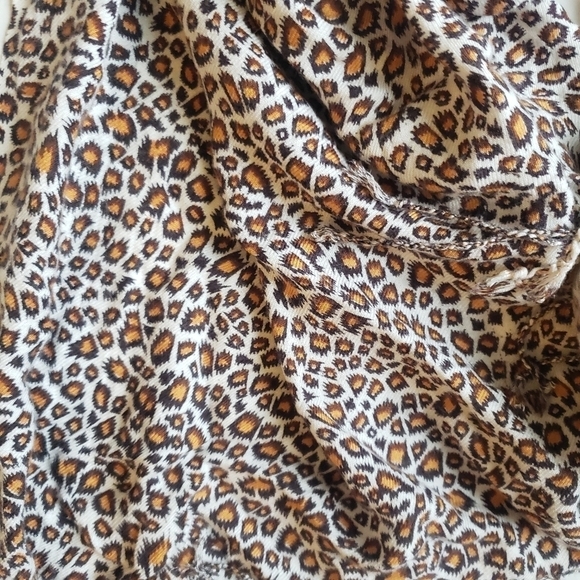 ANIMAL LEOPARD PPRINT LONG SCARF WRAP SHOULDER COVER COTTON* O/S - Picture 6 of 10